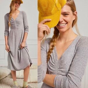 Heather Gray Long Sleeve Dress